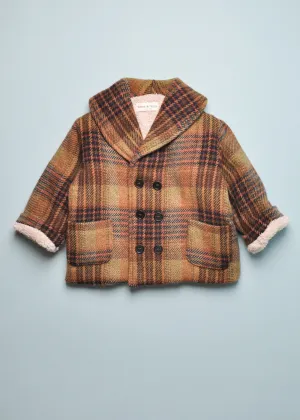 PLAID PEAK COAT