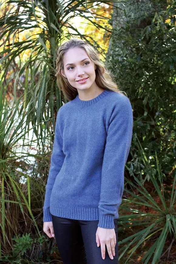 PLAIN CREW NECK JUMPER