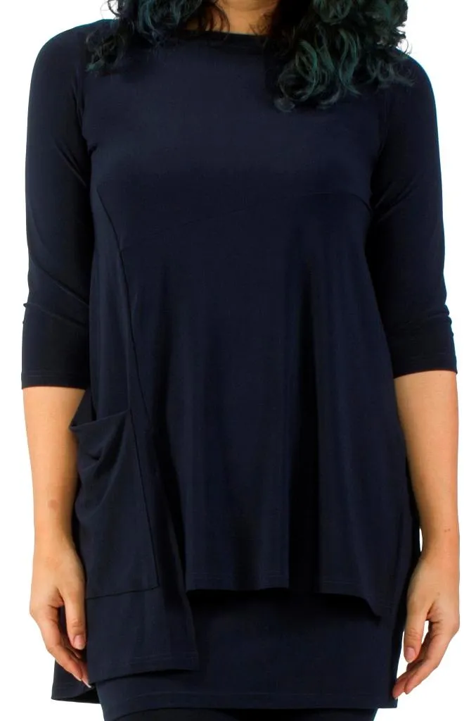 Plus Size Chop Tunic Style 2396G-2 3-4 Sleeves