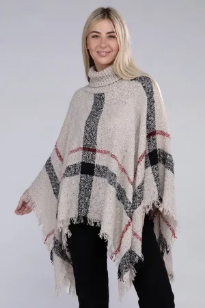 Polly Turtleneck Knit Pancho
