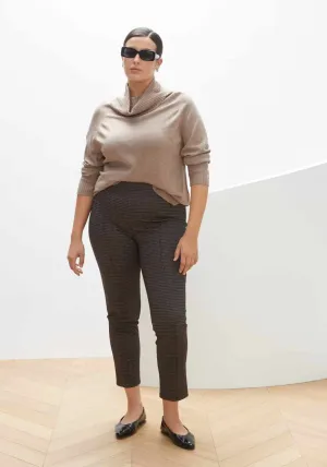 Printed Leggings - Brown