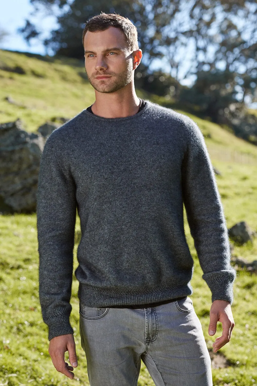 RACK STITCH CREW NECK JUMPER