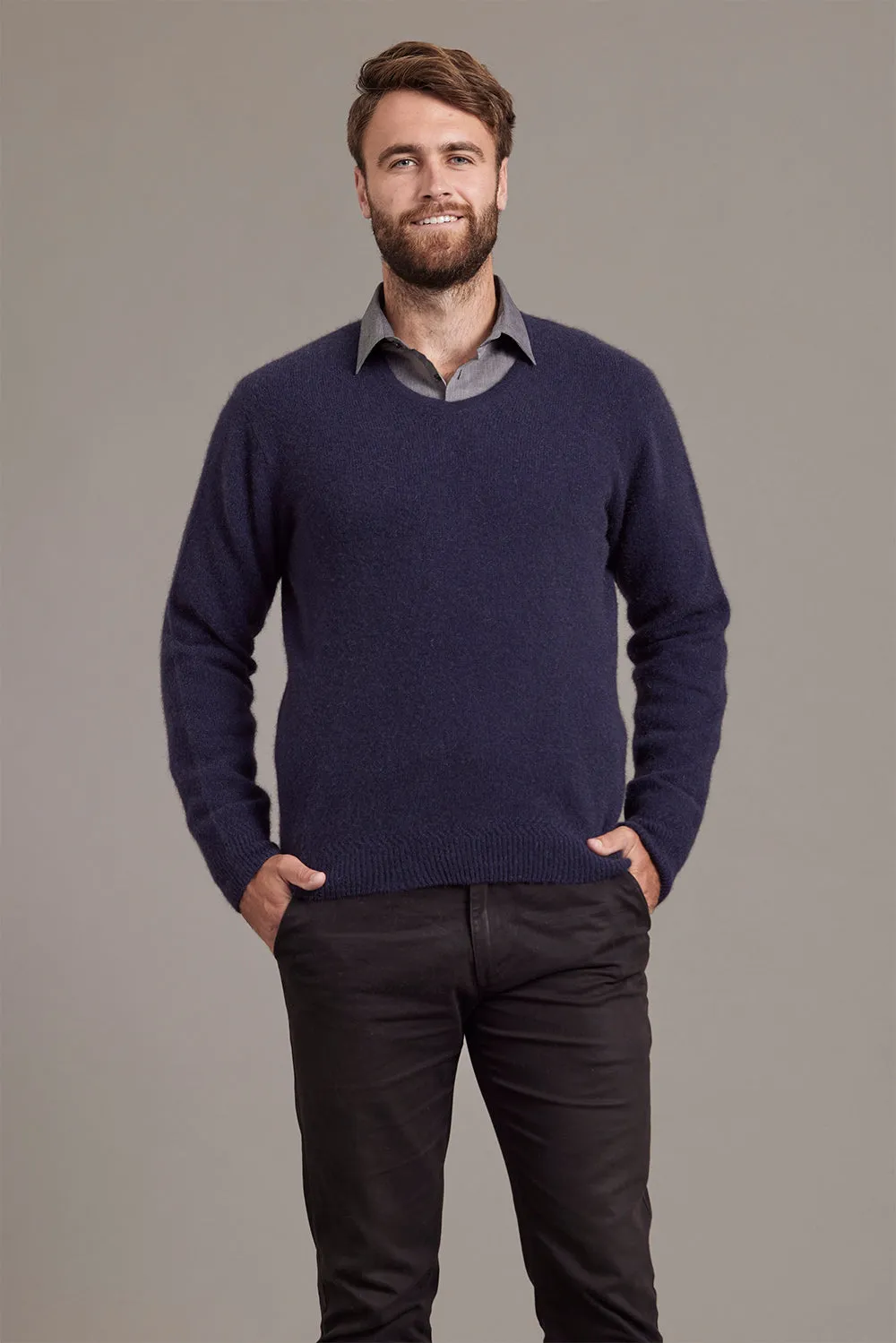 RACK STITCH CREW NECK JUMPER