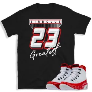 Retro 9 "Gym Red" Greatest sneaker shirt