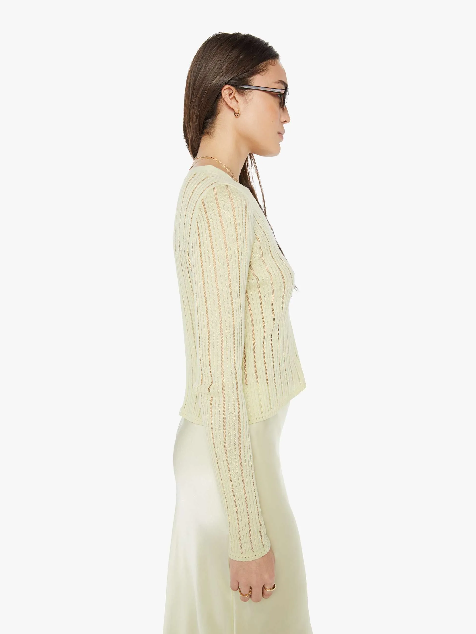 SABLYN Vinni Knit Cardigan - Pale Citron