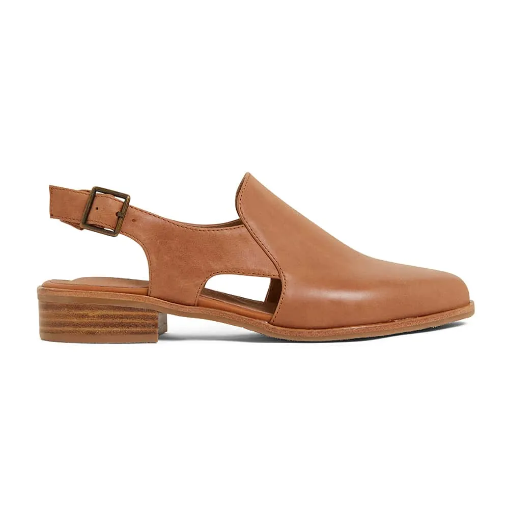 Santiago Sandal in Tan Leather