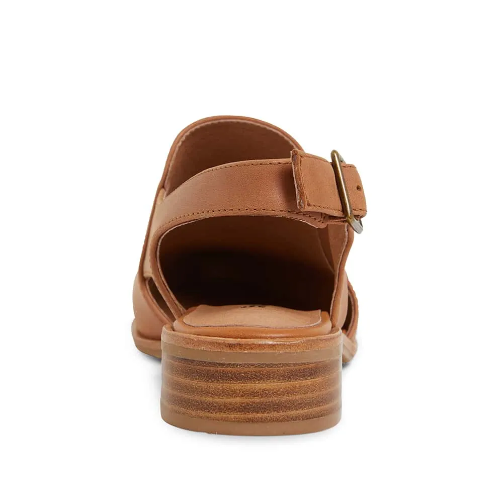 Santiago Sandal in Tan Leather