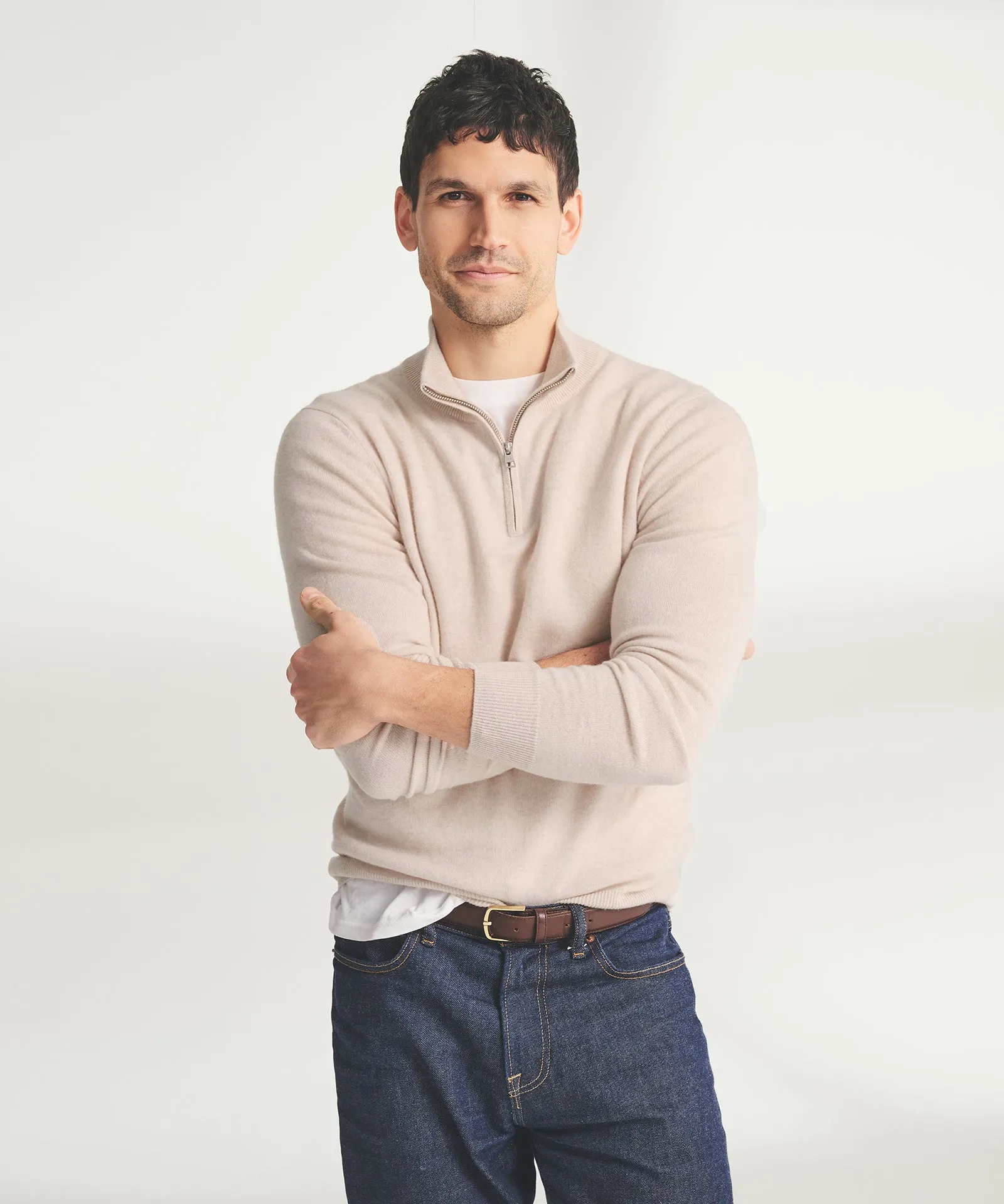 Signature Cashmere Quarter Zip
