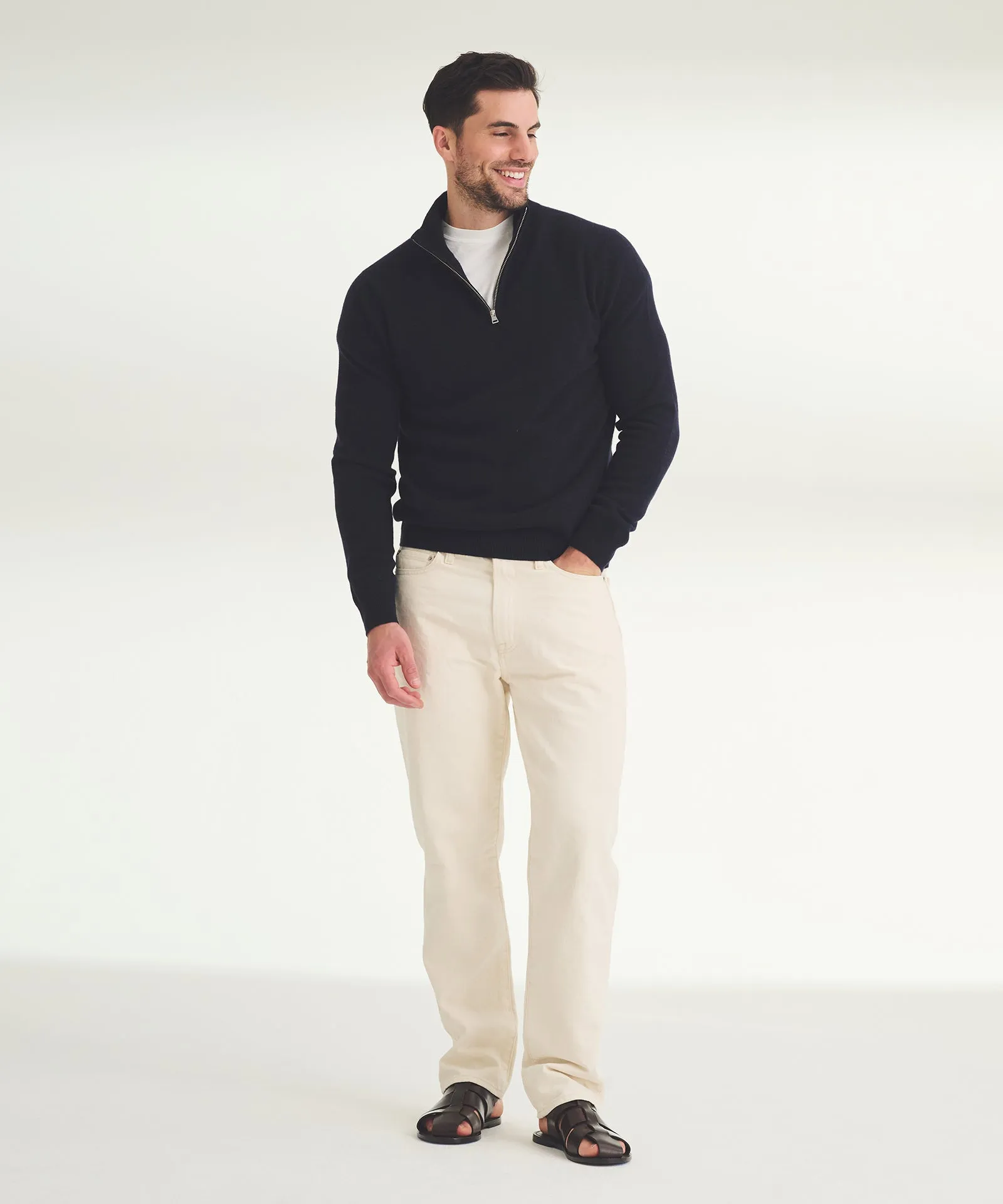 Signature Cashmere Quarter Zip