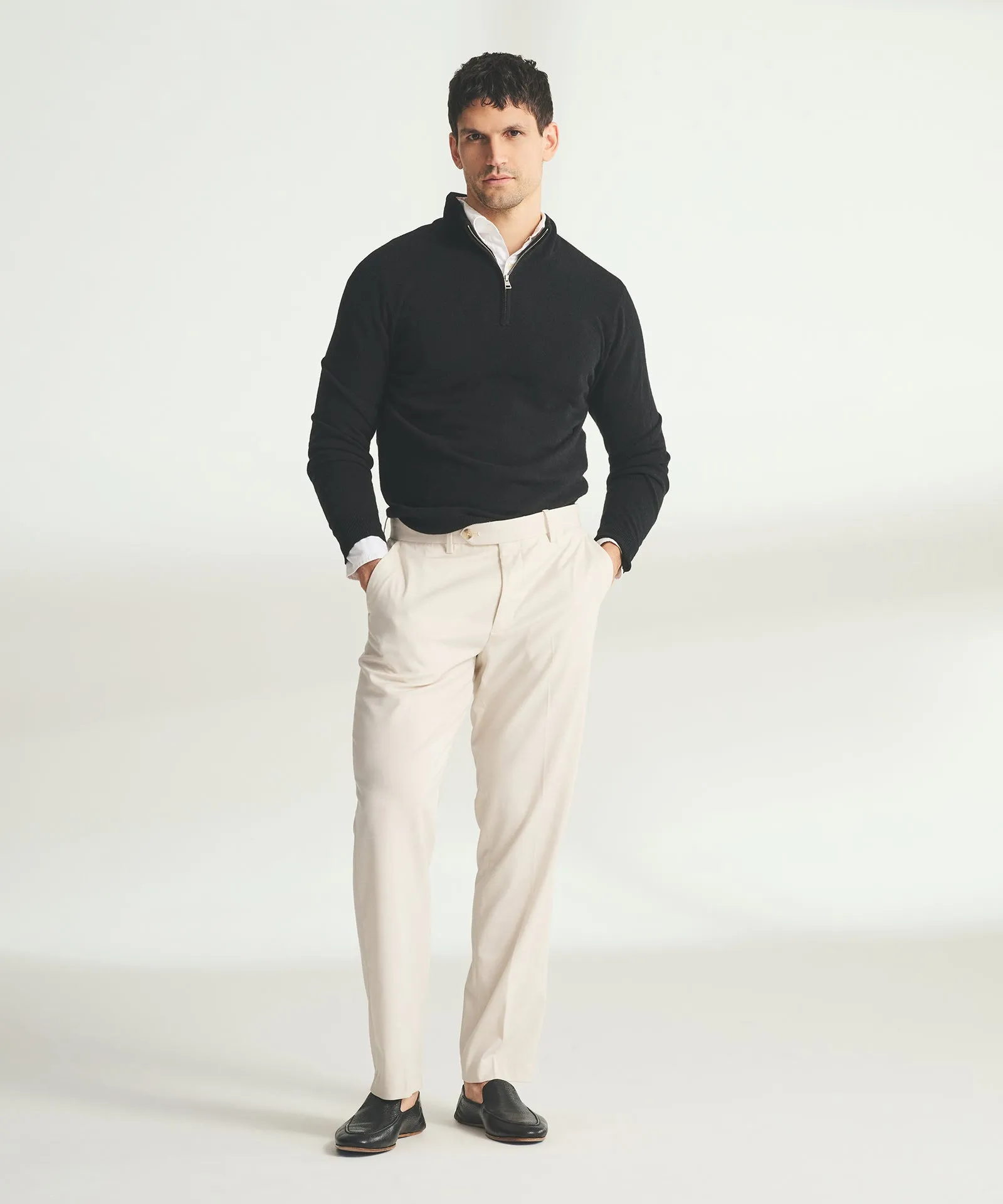 Signature Cashmere Quarter Zip