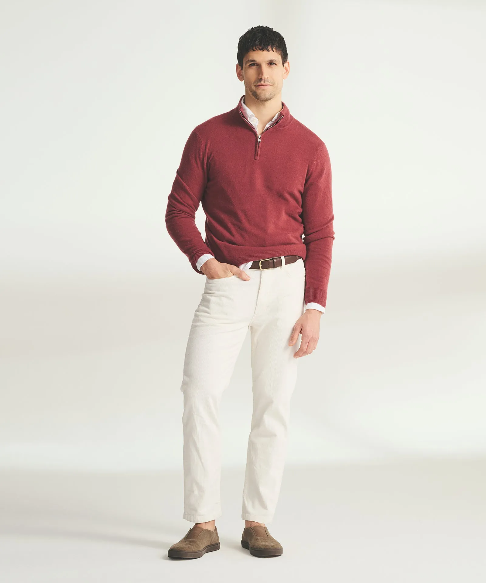 Signature Cashmere Quarter Zip