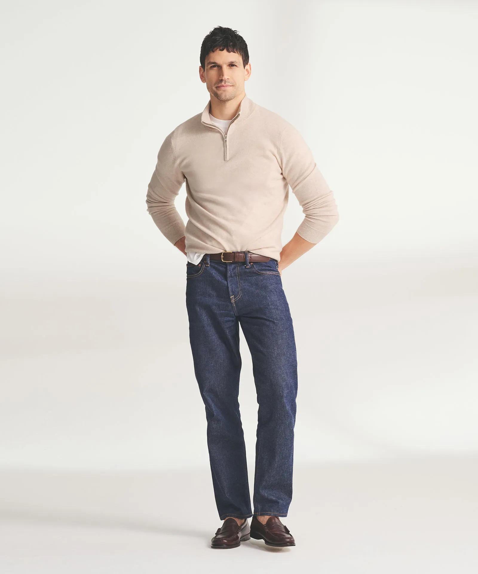 Signature Cashmere Quarter Zip