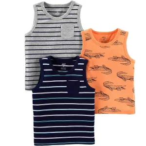 Simple Joys by Carter's Toddler Boys' 3-Pack Tank Tops