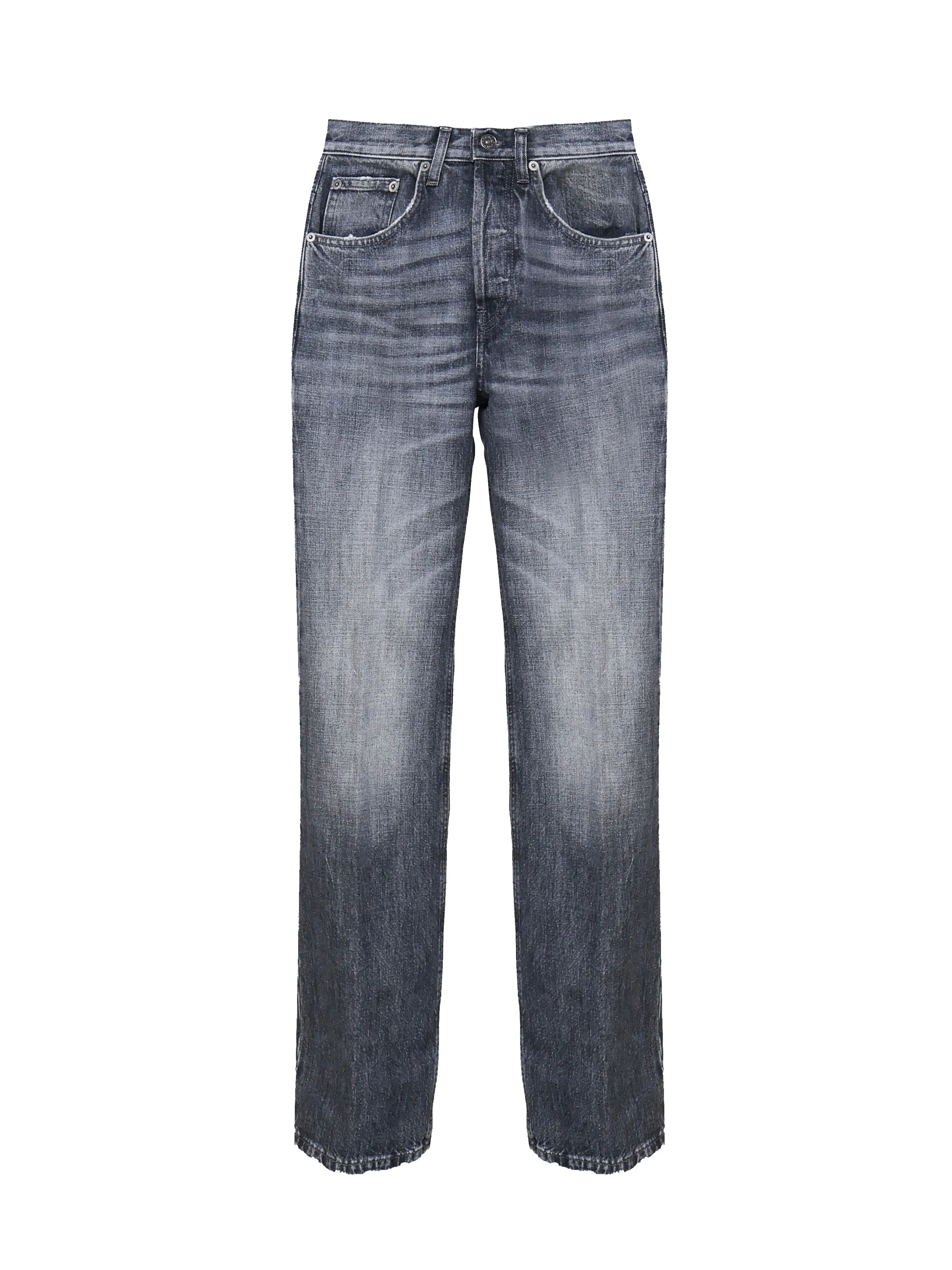 Slim Fit Grey Black Jeans