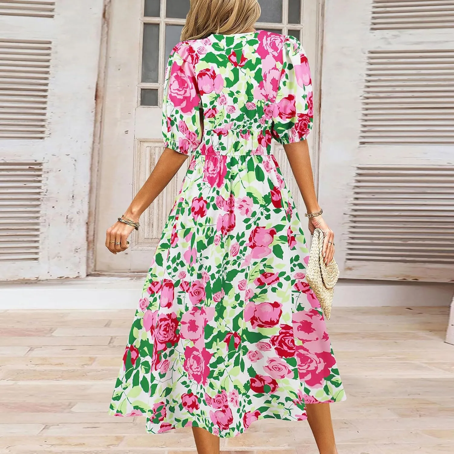 Spring Dresses for Women 2025 Sexy Boho Dresses for Women 2025 Womens Dress Swing Puff