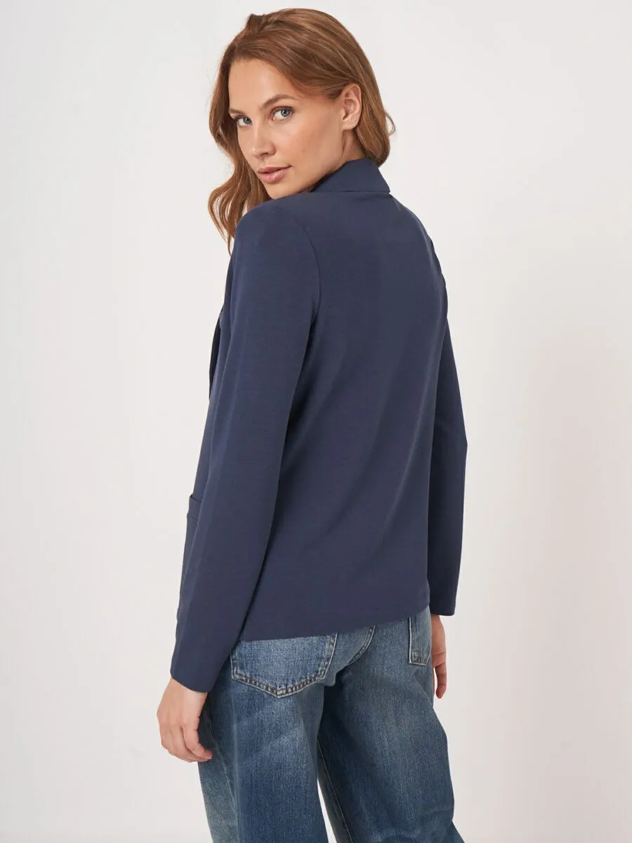 Sweatshirt Blazer - Marine