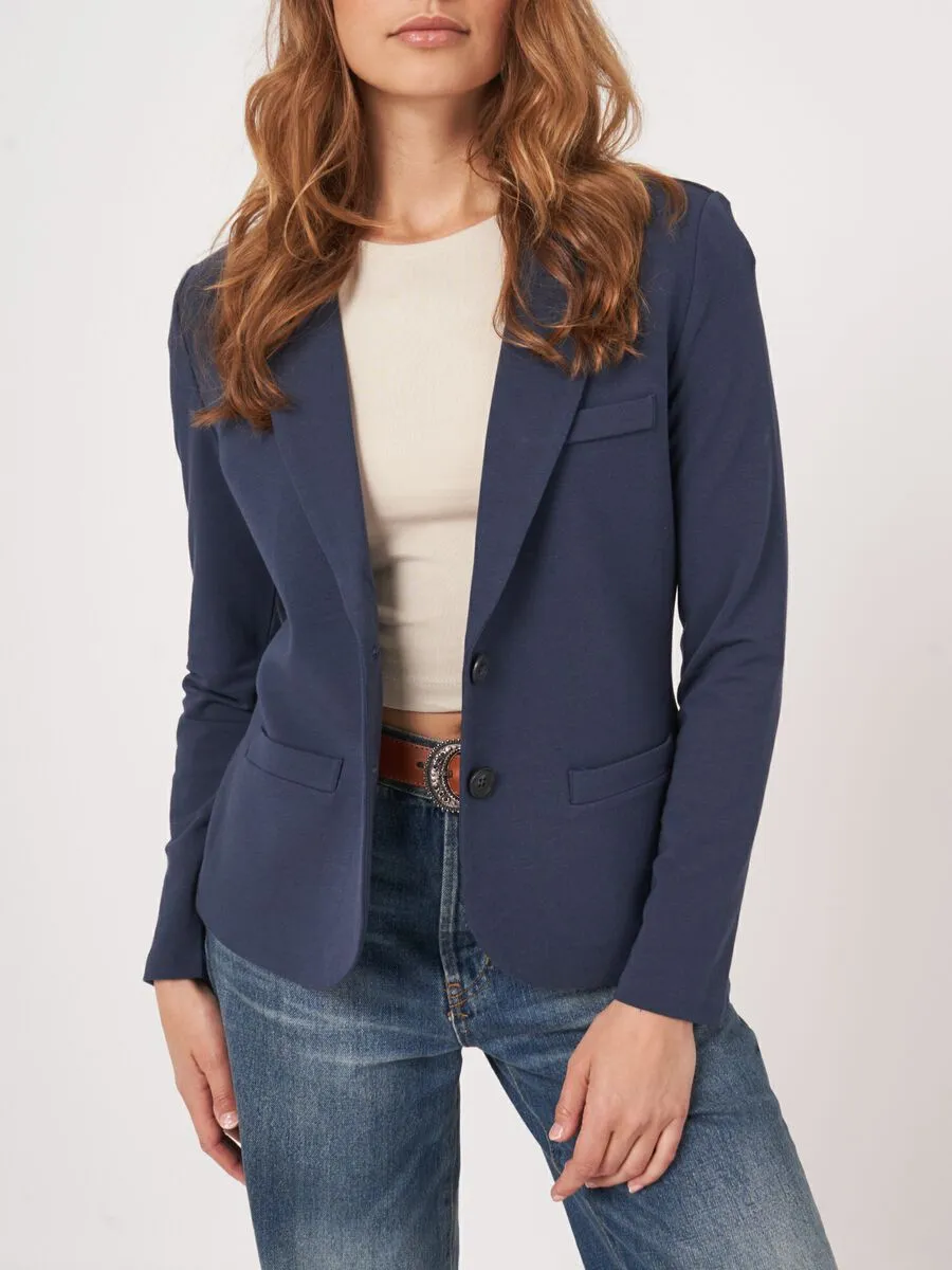 Sweatshirt Blazer - Marine