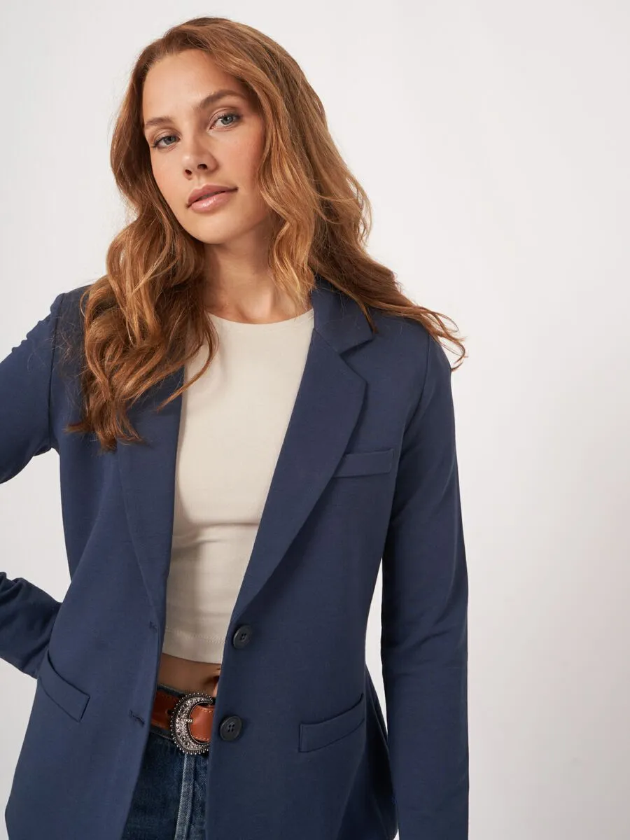 Sweatshirt Blazer - Marine