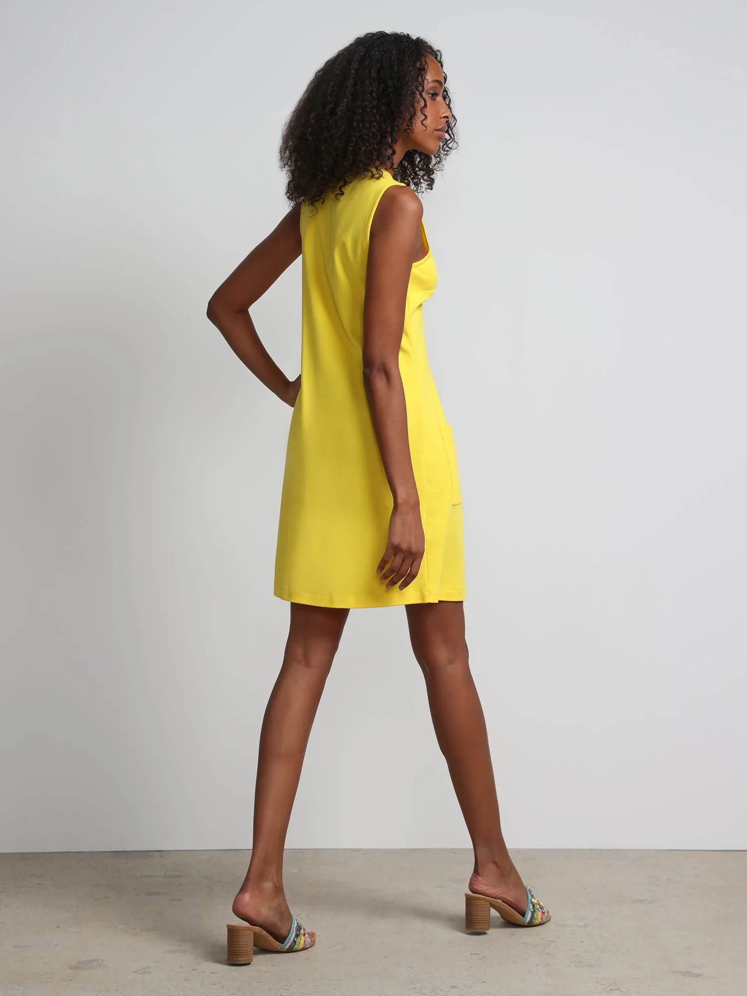 Tall Patch-Pocket Shift Dress - City Knits