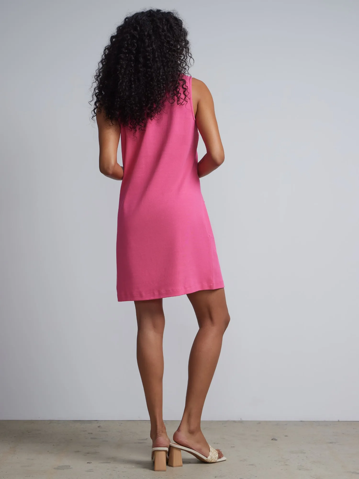 Tall Patch-Pocket Shift Dress - City Knits