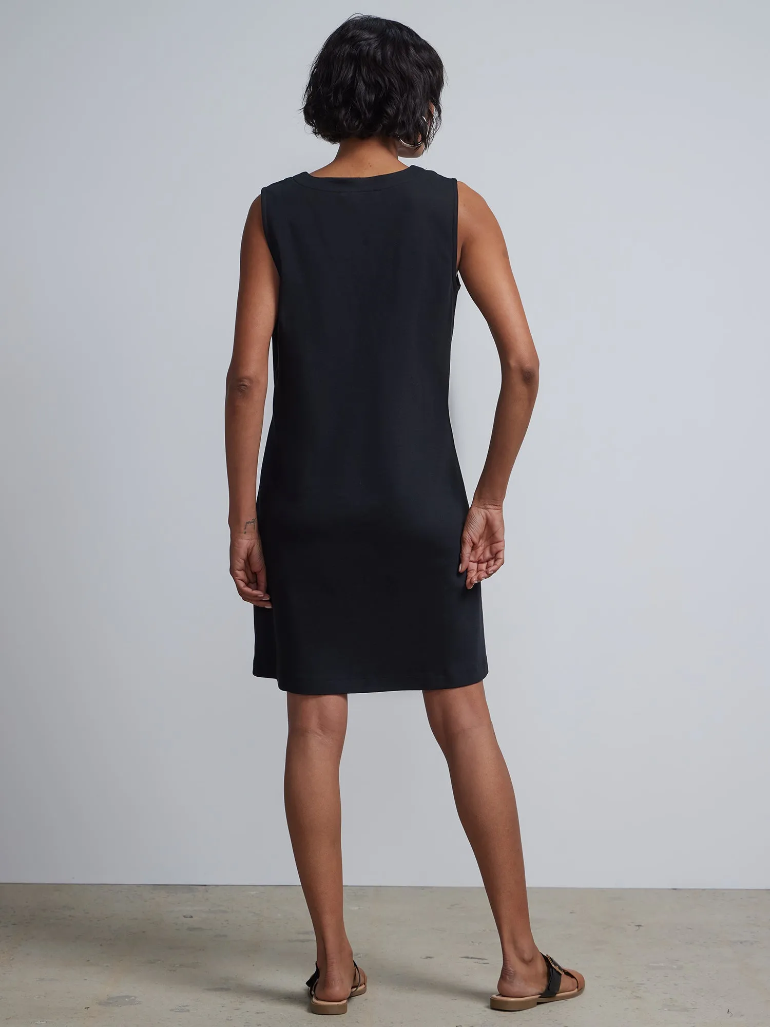Tall Patch-Pocket Shift Dress - City Knits
