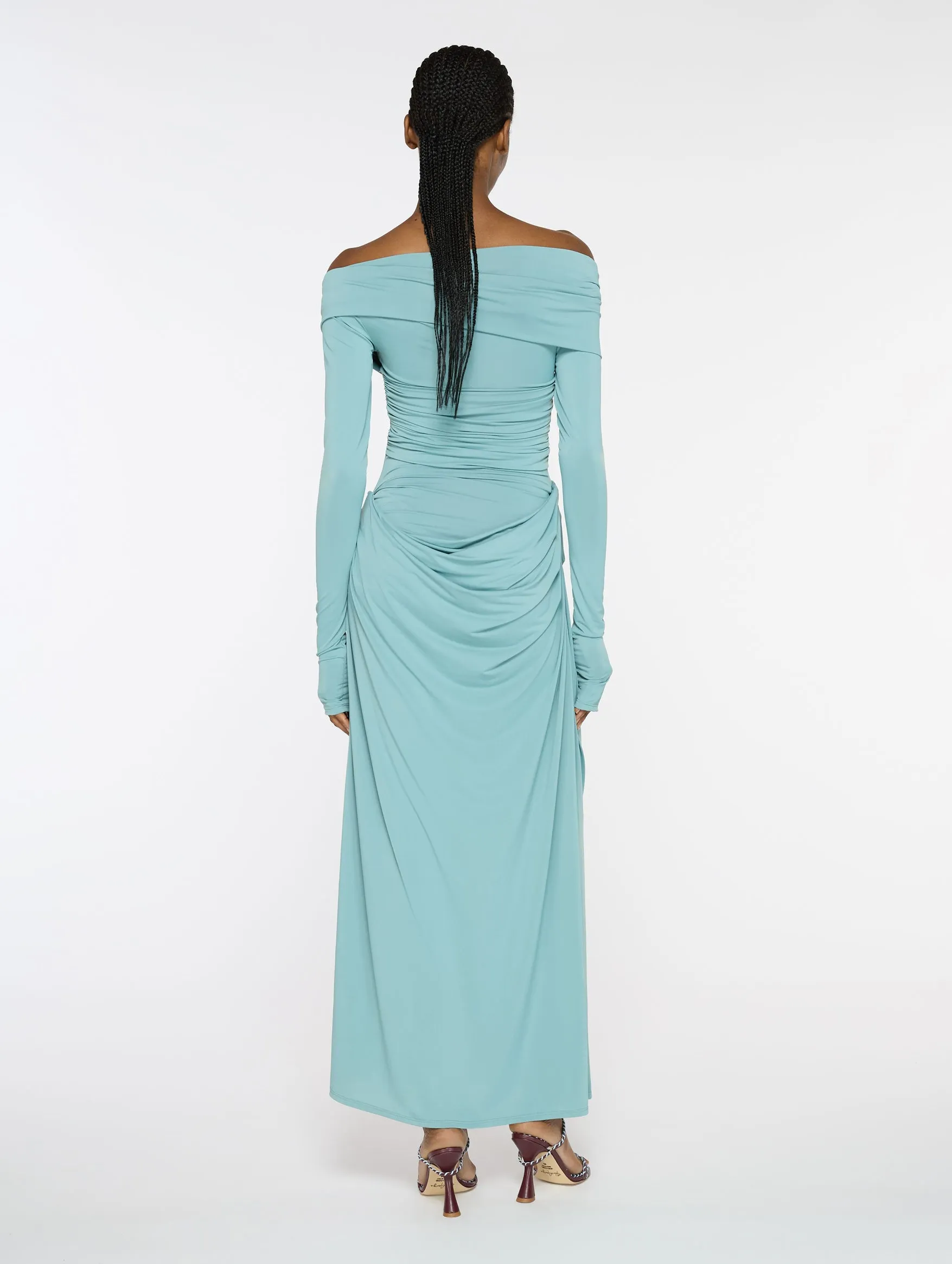 Taylor Dress in Chalk Blue