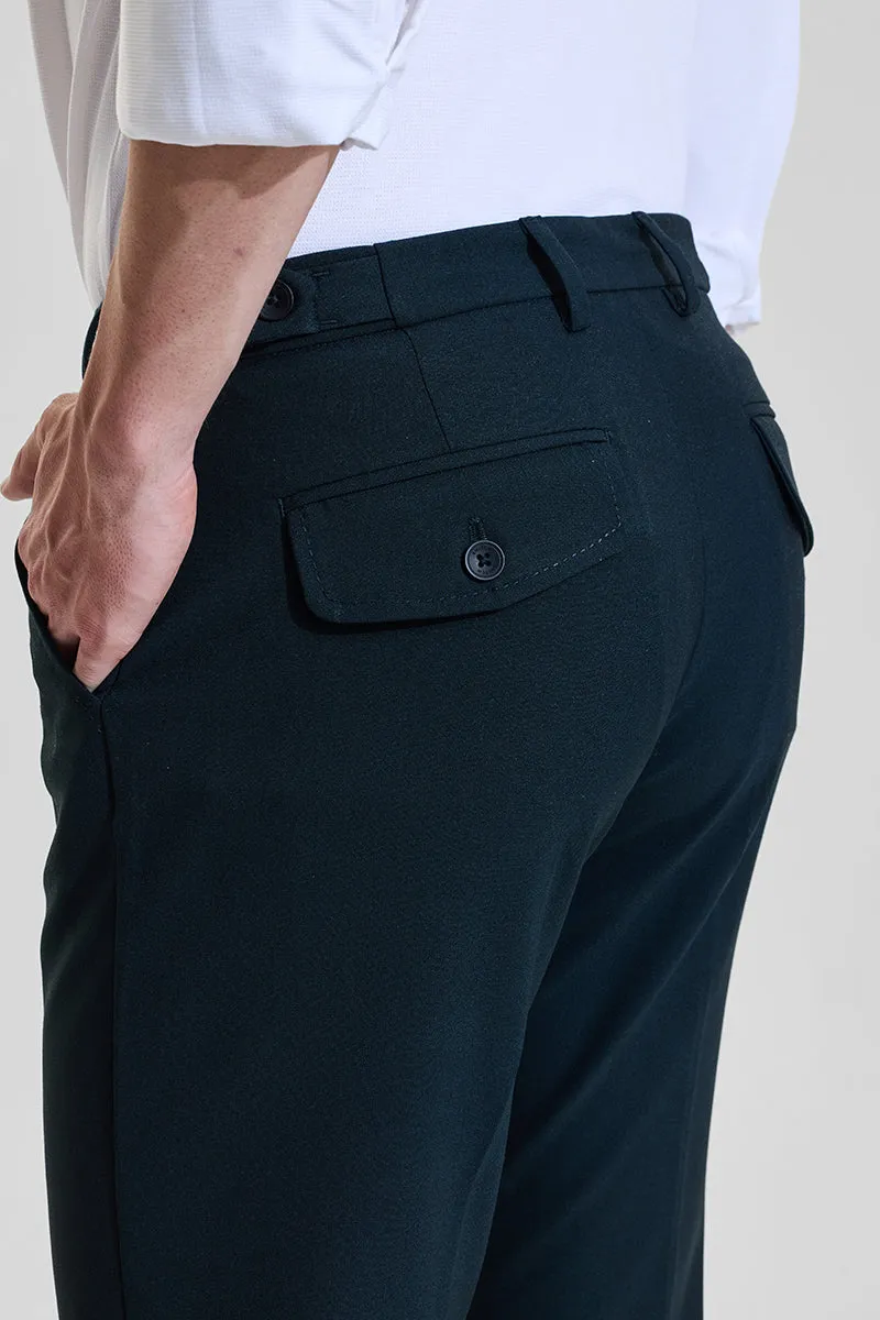 Teal Slim Fit Trousers