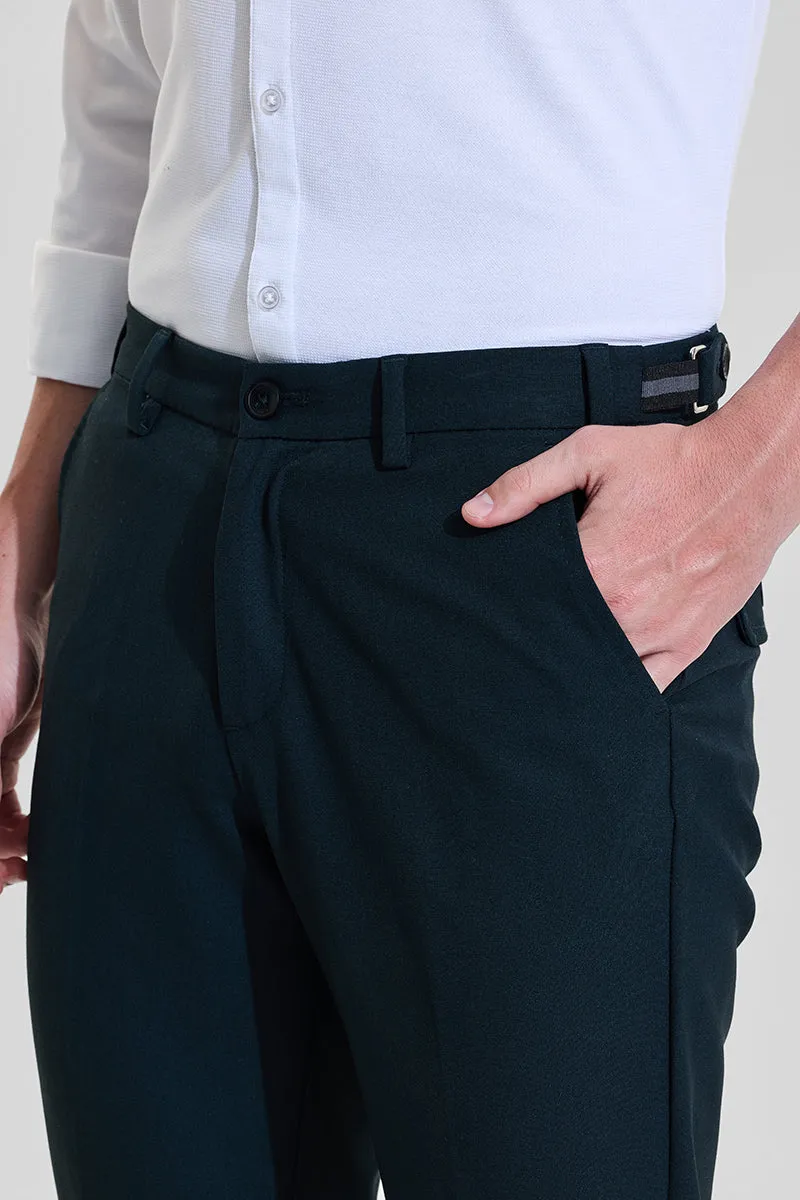 Teal Slim Fit Trousers