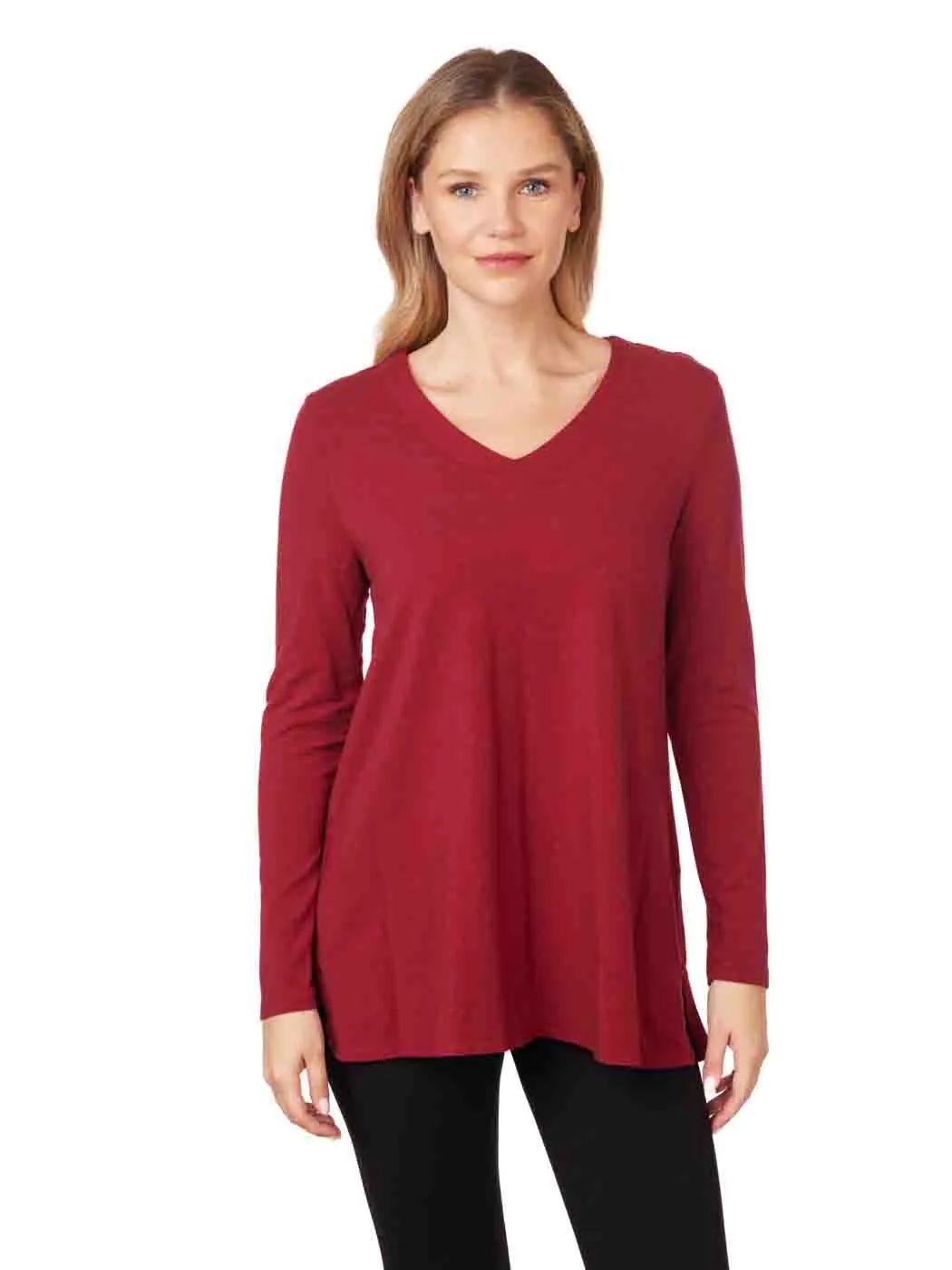 Tianello TENCEL™ "Whisper" Knit L.S. "OSI" (Oversized) Tunic