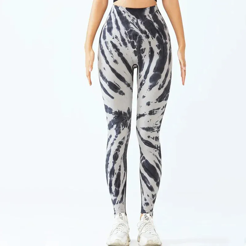 Tie Dye High Waist Fitness Yoga Legging