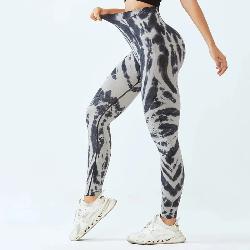 Tie Dye High Waist Fitness Yoga Legging