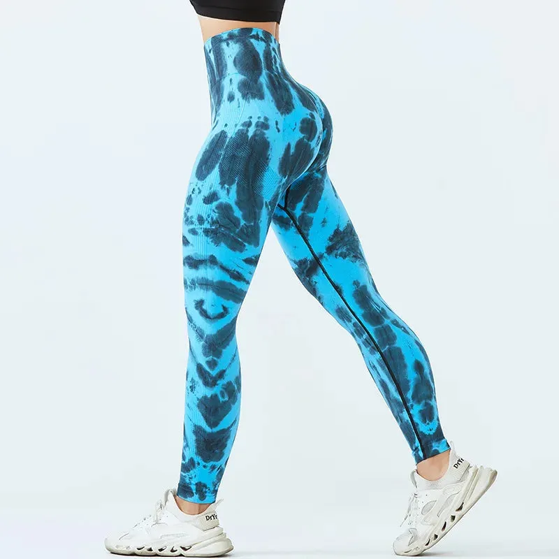 Tie Dye High Waist Fitness Yoga Legging