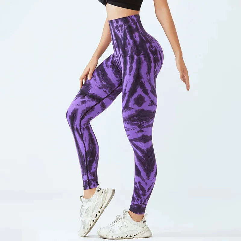 Tie Dye High Waist Fitness Yoga Legging