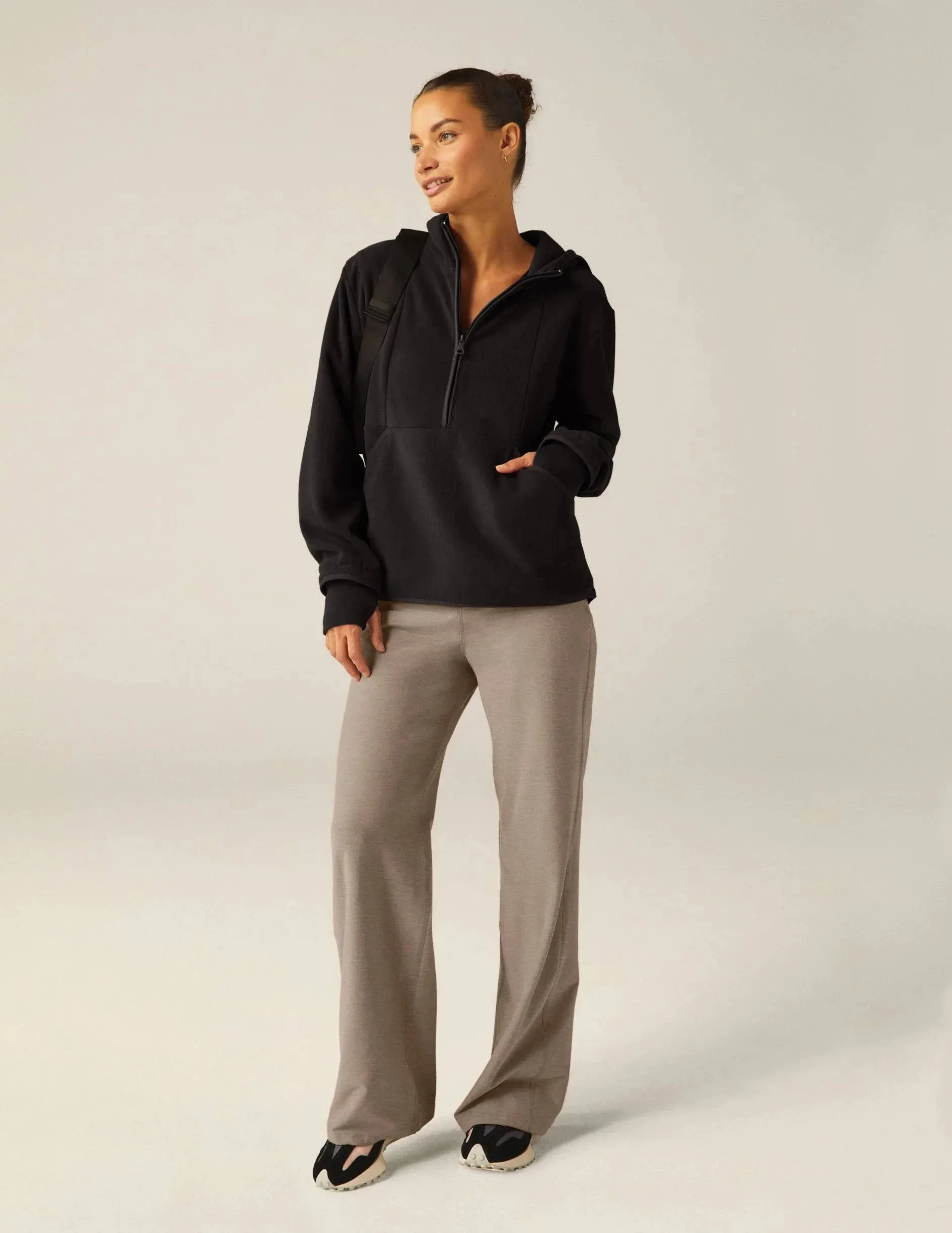 Urban Explorer Half Zip Pullover by Beyond Yoga |  Black