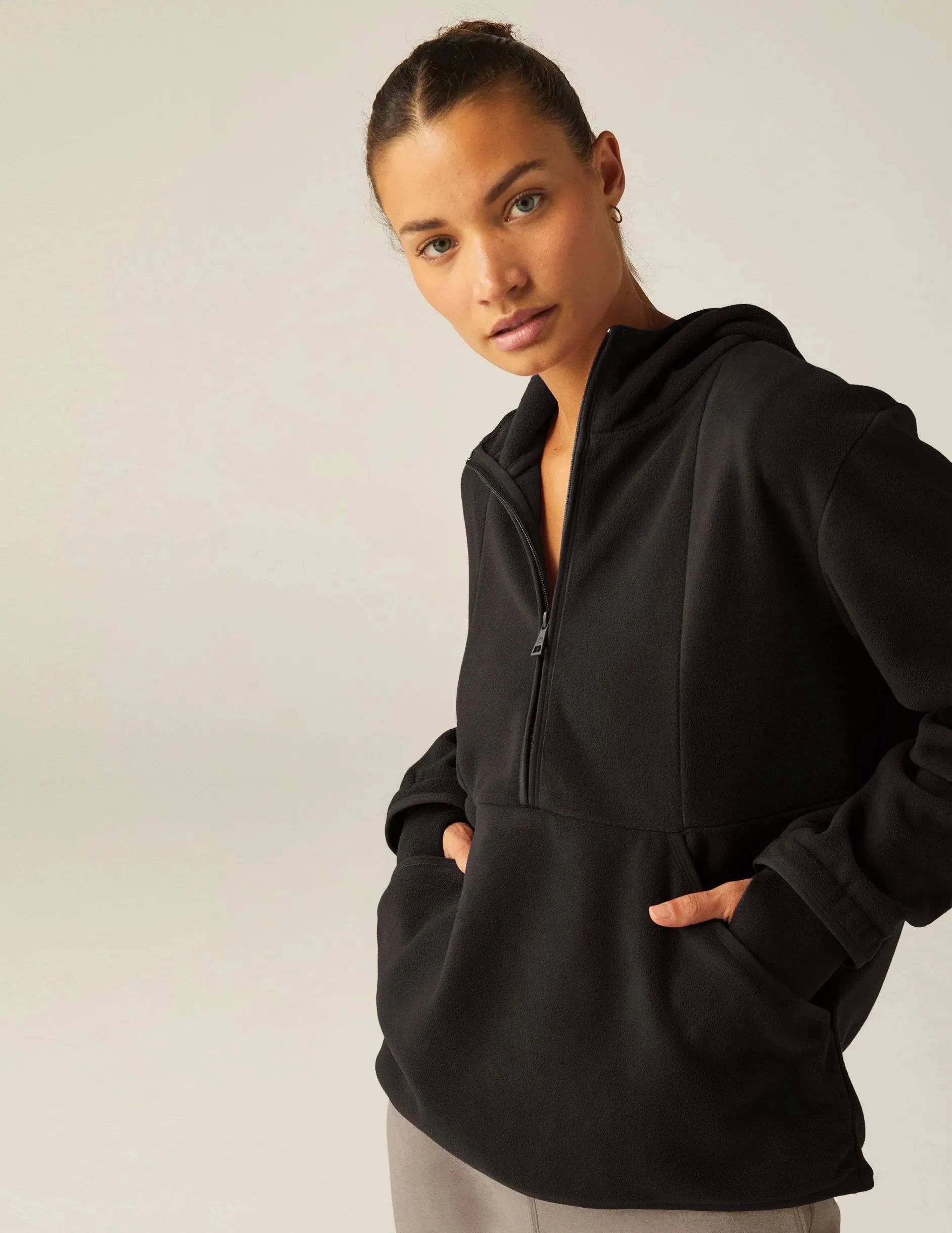 Urban Explorer Half Zip Pullover by Beyond Yoga |  Black