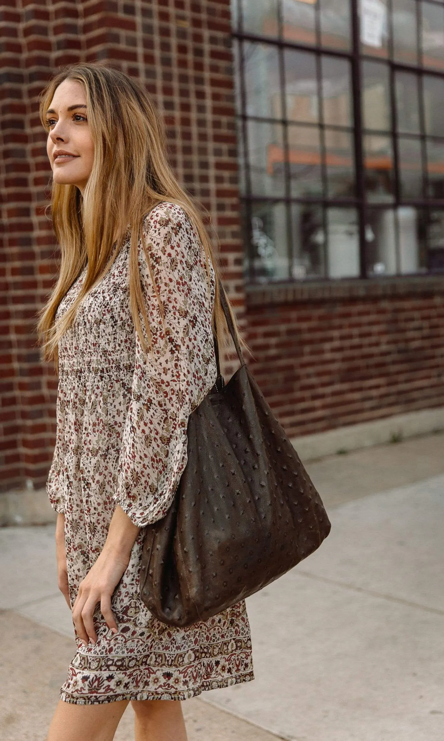 Velvet by Graham & Spencer Ariana Printed Smocked Dress