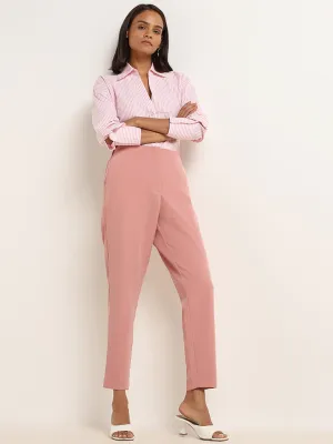 Wardrobe Pink Slim Fit Trousers