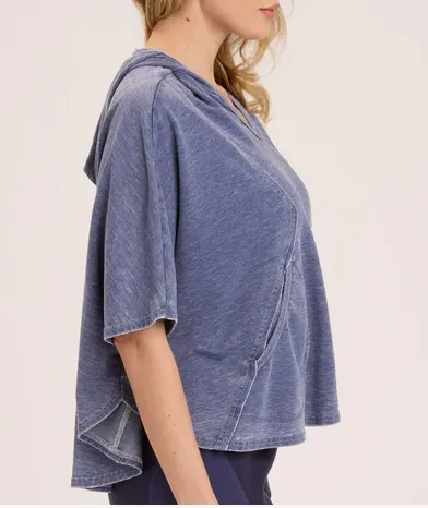 Wearables By XCVI - BURNOUT ALTON PONCHO