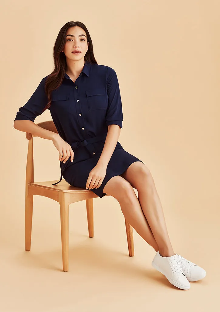 Womens Chloe Georgette Shirt Dress - RD069L