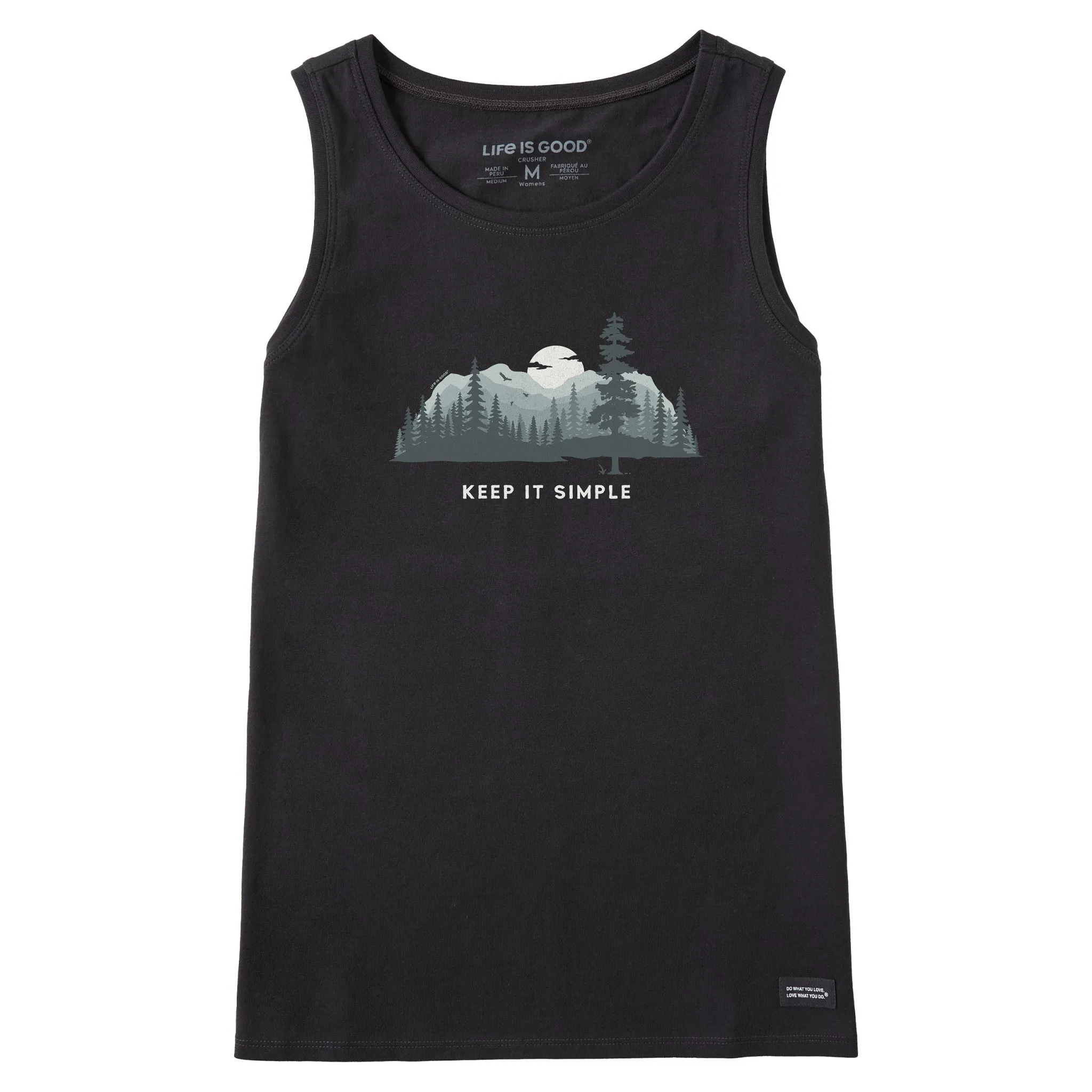 Women's Keep it Simple Evergreen Silo Crusher Tank