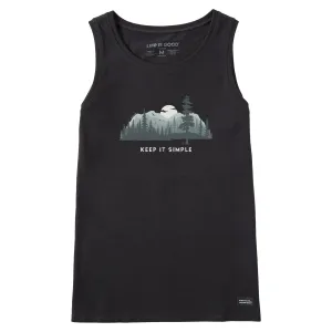 Women's Keep it Simple Evergreen Silo Crusher Tank