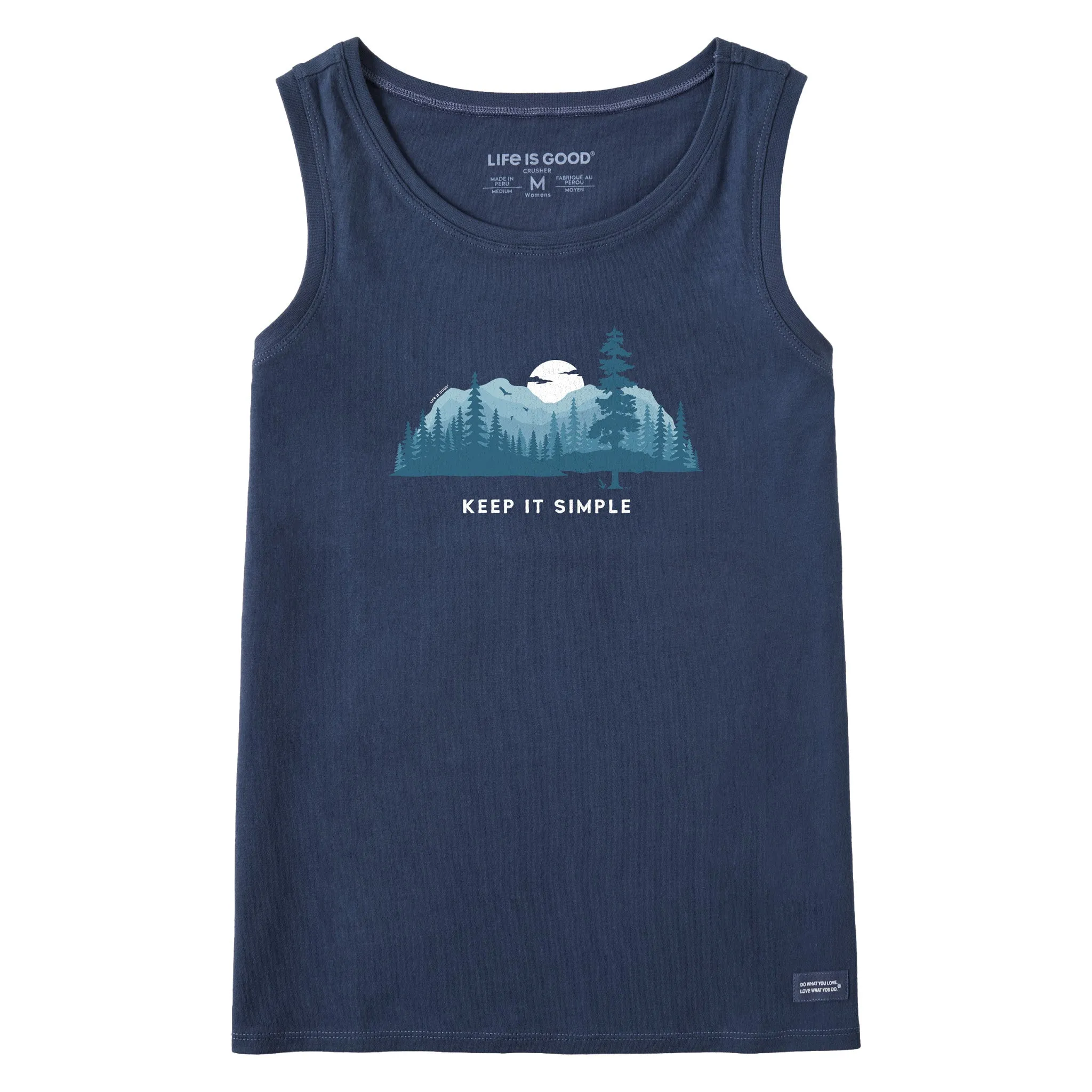 Women's Keep it Simple Evergreen Silo Crusher Tank