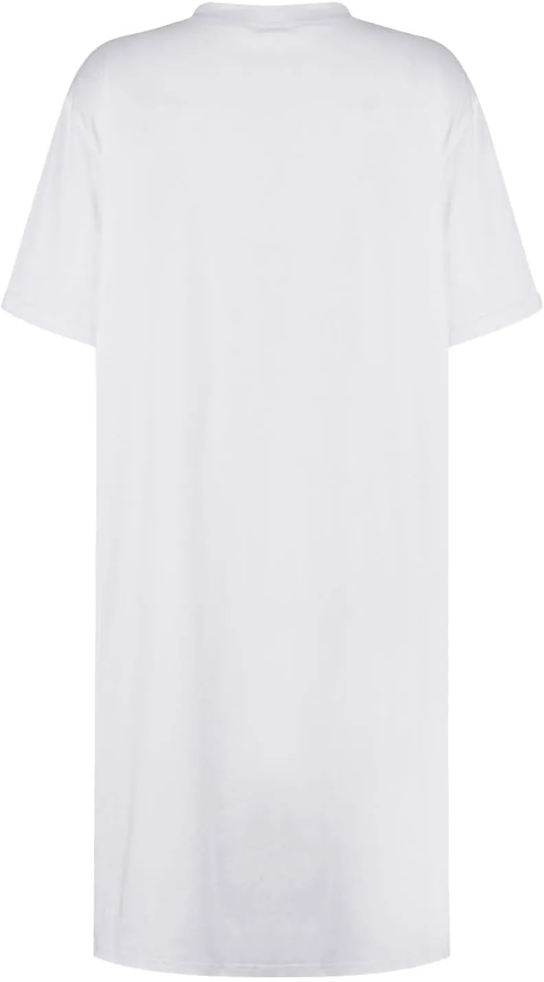 Womens T Shirt Dress Short Sleeve Casual Dresses Plus Size Summer Shirt Dress Comfy Flowy Cute Swing Tunic Dress